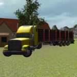 log truck simulator 3d android application logo